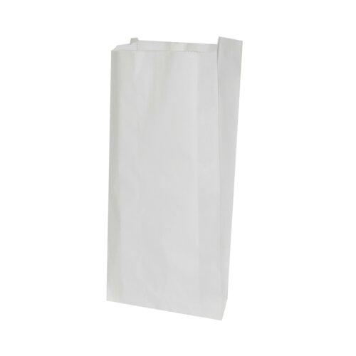 Witte eco papieren zak