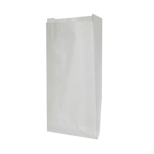 Witte eco papieren zak