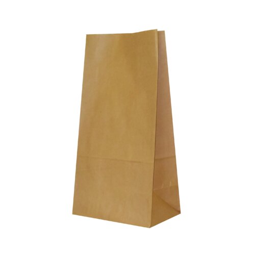 Bruine eco papieren zak