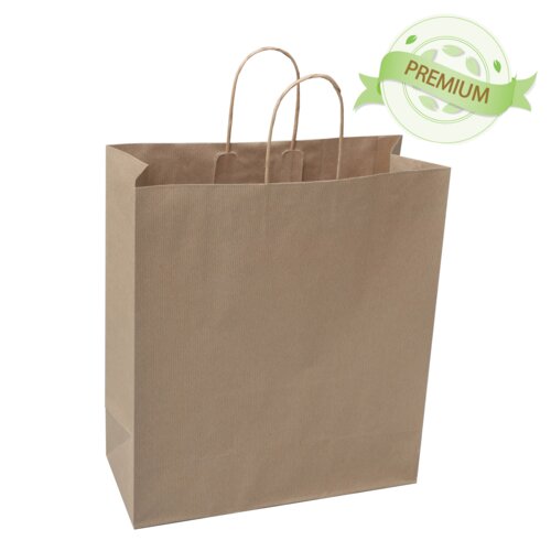 PREMIUM - Bruin geribbeld papier